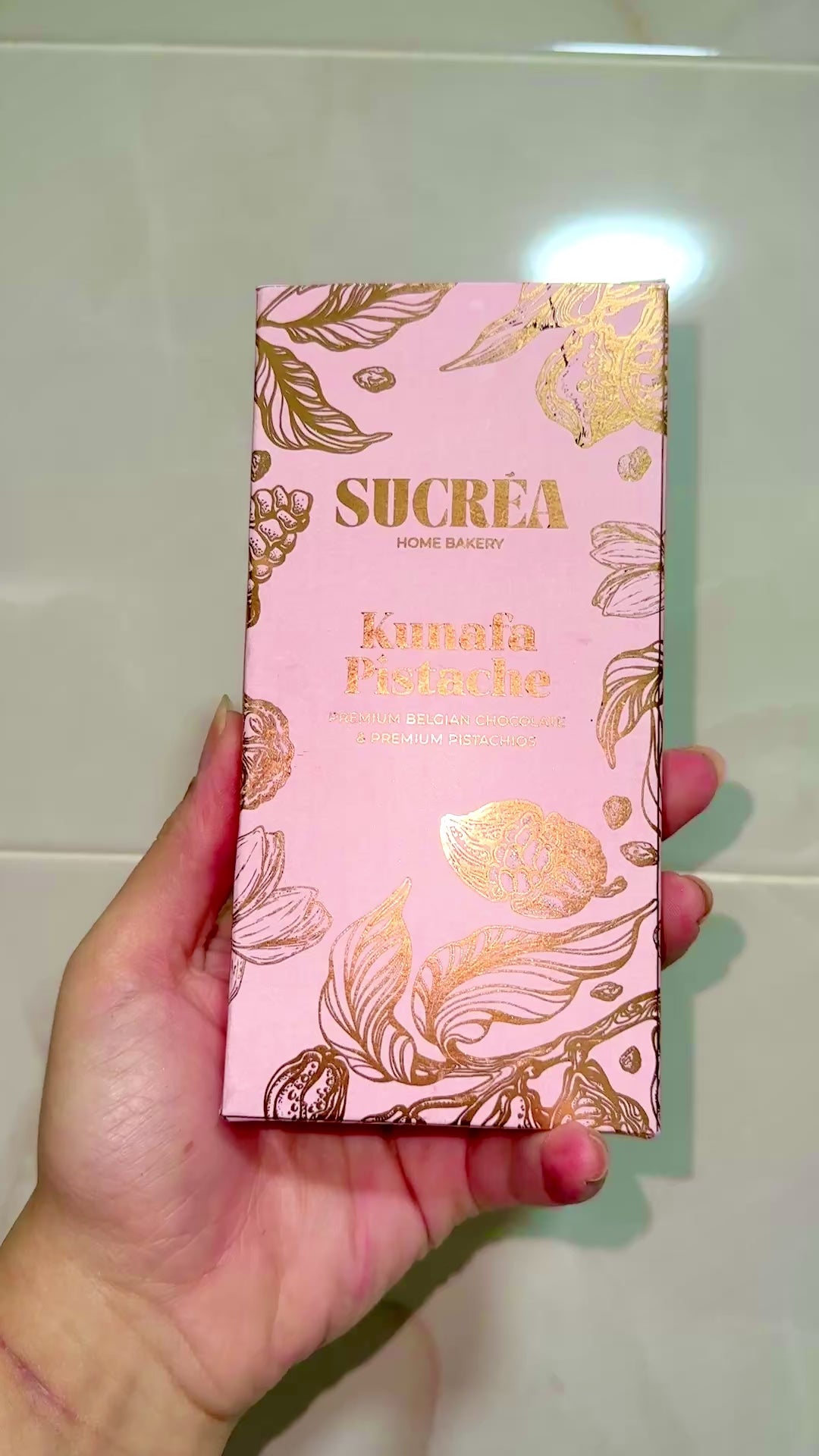 Tablette Kunafa pistachio